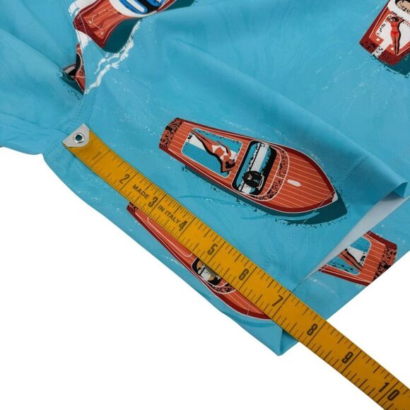 NWT RSVLTS Men's Lake Como Swim Trunks Hybrid Board Shorts Blue 3XL - Picture 10 of 11